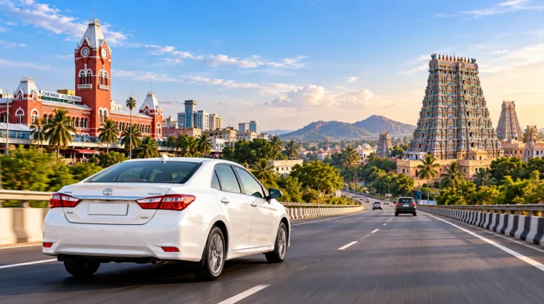 Chennai to Madurai one way taxi